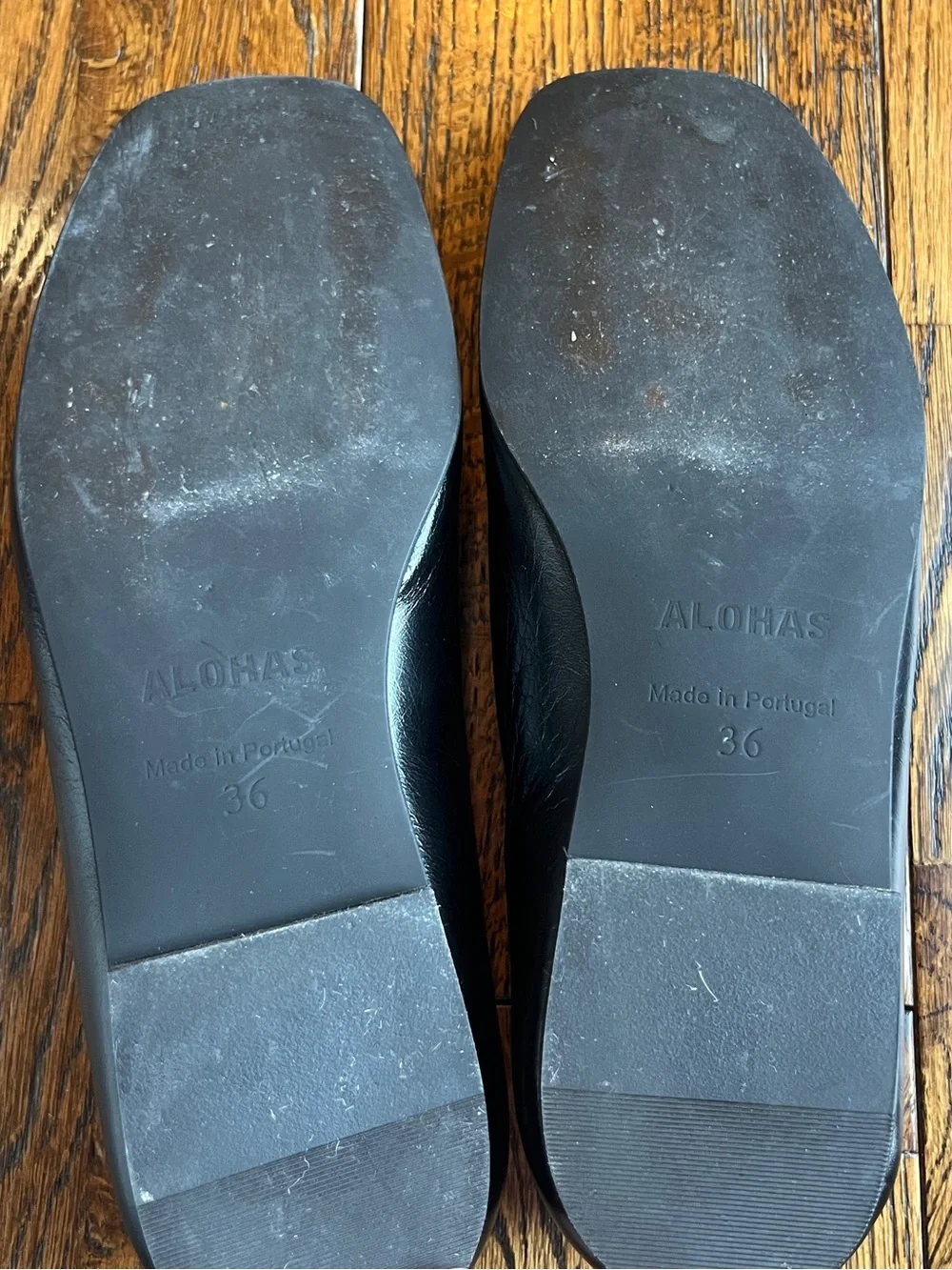 ALOHAS Edie Leather Ballet Flat